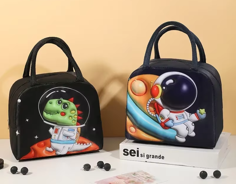 Kids Cartoon Waterproof Thermal Insulation Lunch Bag