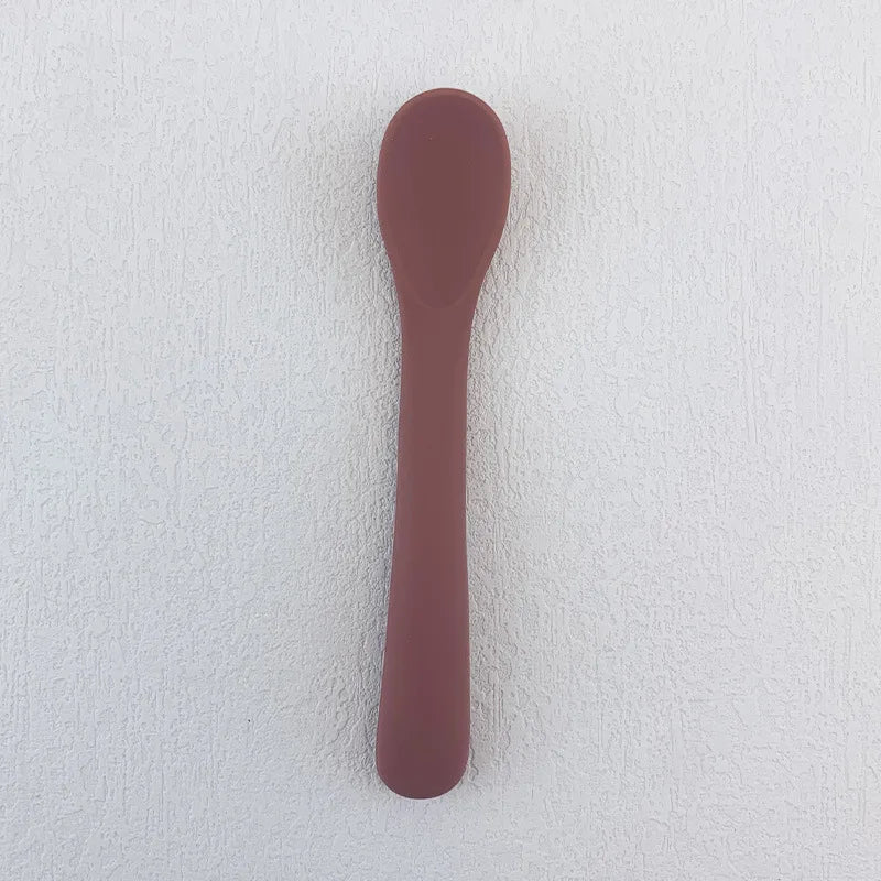 Soft Silicone Feeding Spoon