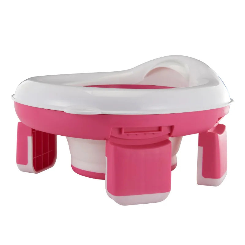 3 In1 Multifunction Children'S Pot Portable Baby Training Seat Easy to Clean Travel Toilet Seat Foldable Baby Potty