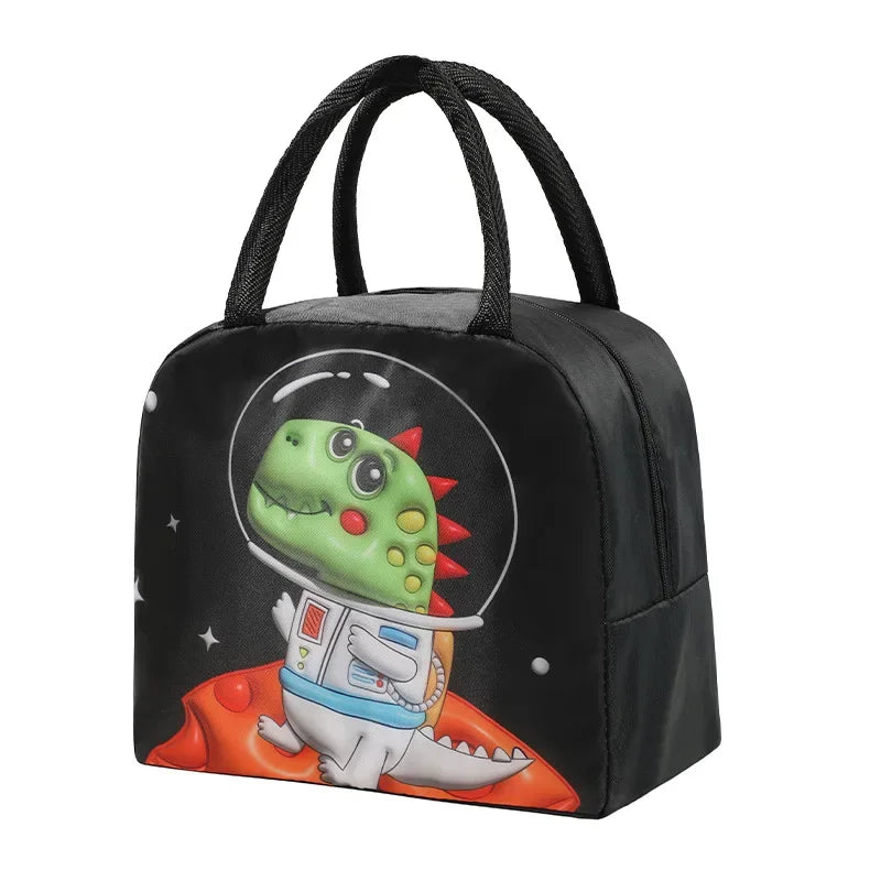 Kids Cartoon Waterproof Thermal Insulation Lunch Bag