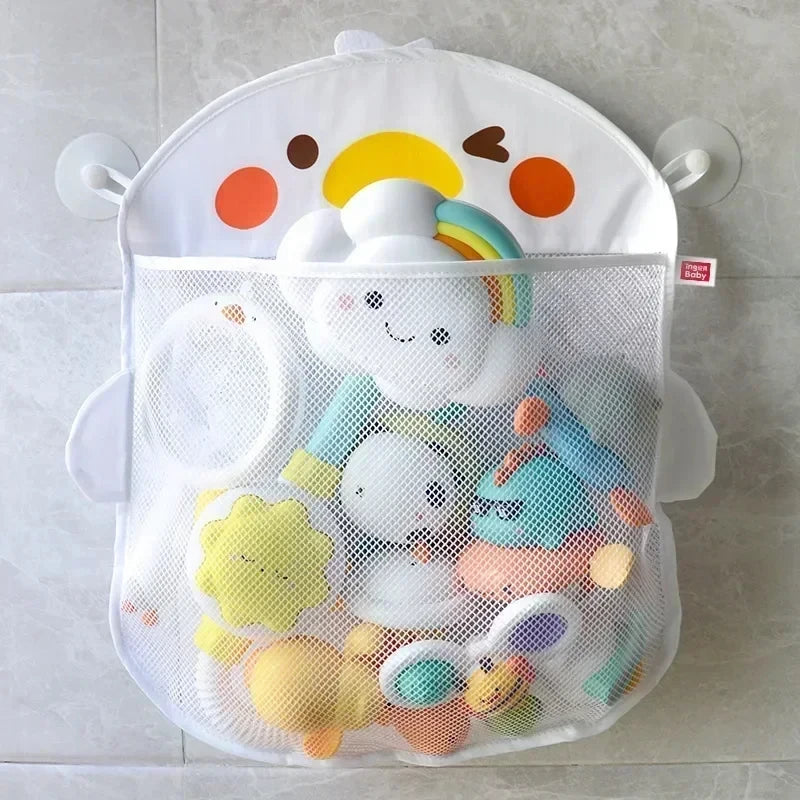 Cartoon Dinosaur Toy Storage Net Bag for Bath Time