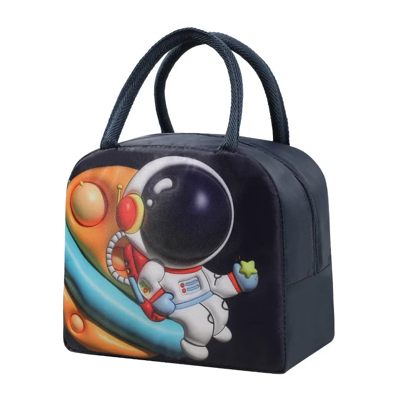 Kids Cartoon Waterproof Thermal Insulation Lunch Bag