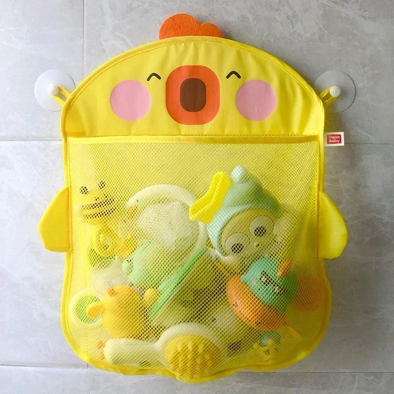 Cartoon Dinosaur Toy Storage Net Bag for Bath Time