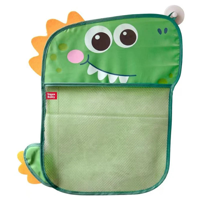 Cartoon Dinosaur Toy Storage Net Bag for Bath Time