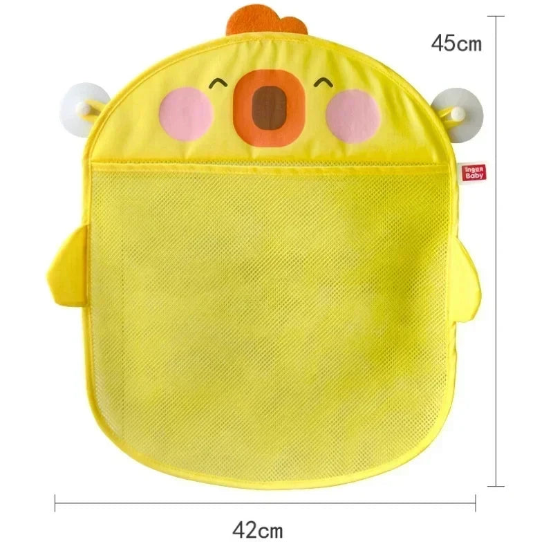 Cartoon Dinosaur Toy Storage Net Bag for Bath Time